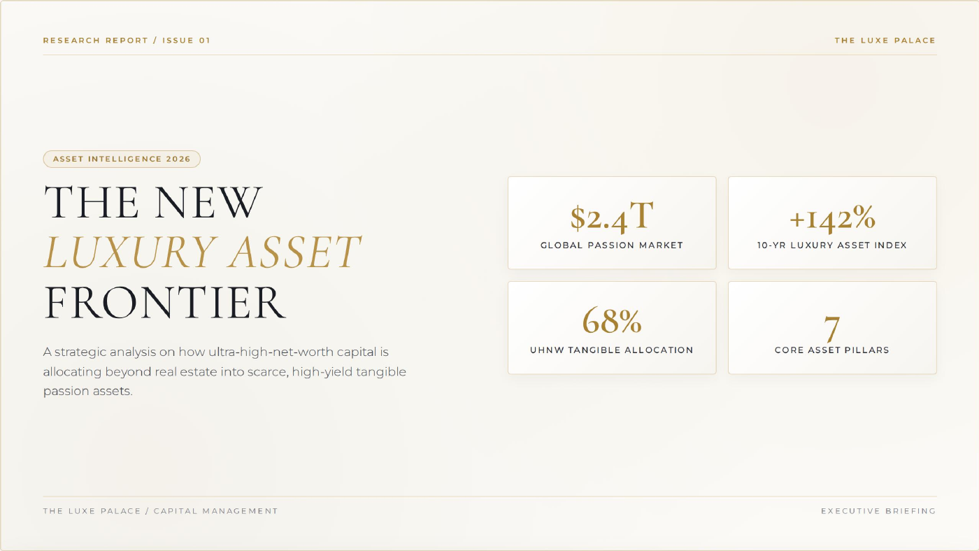 The New Luxury Asset Frontier — Research Report Issue 01